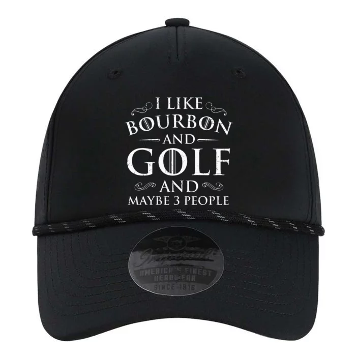 I Like Bourbon Golf Lover Golfing Golfer Putter Performance The Dyno Cap