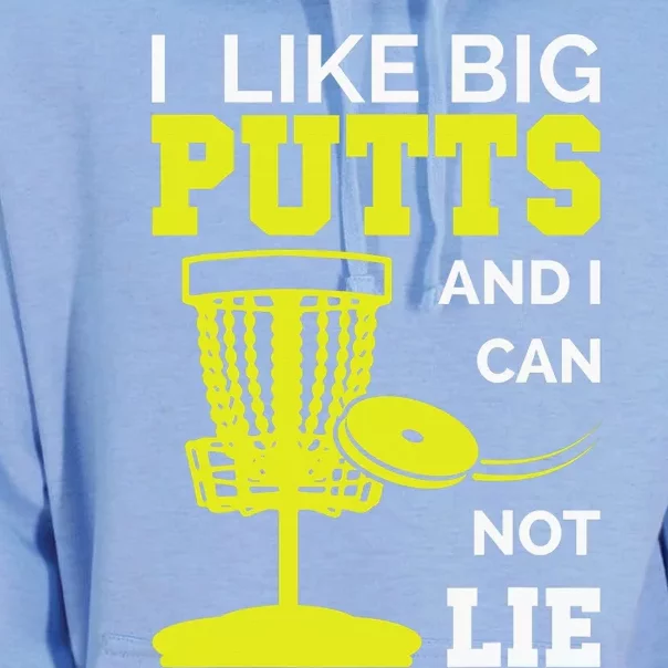 I Like Big Putts And I Cannot Lie Disc Golf Frisbee Funny Unisex Surf Hoodie