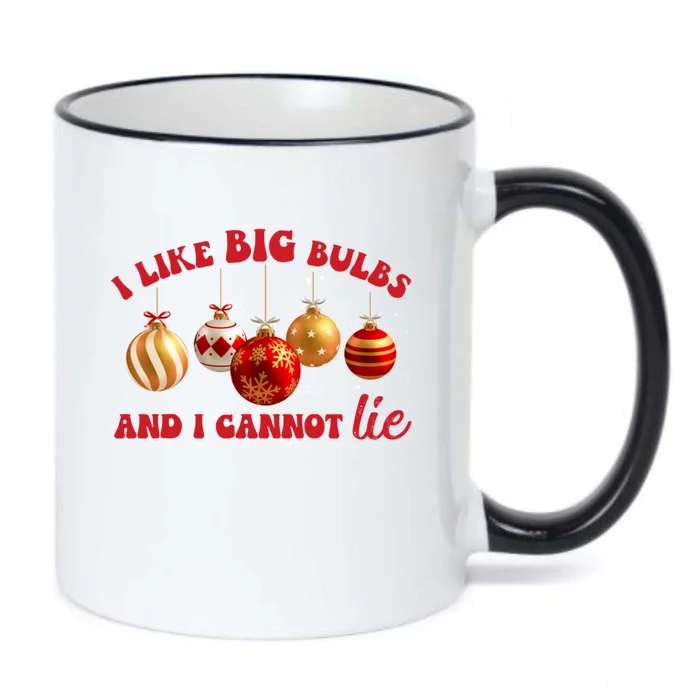 I Like Big Bulbs And I Cannot Lie Christmas Couple Matching Great Gift Black Color Changing Mug