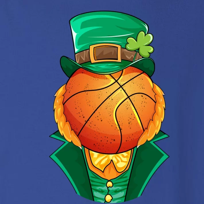 Irish Leprechaun Basketball St Patricks Day Shamrock Lucky Gift Toddler Long Sleeve Shirt