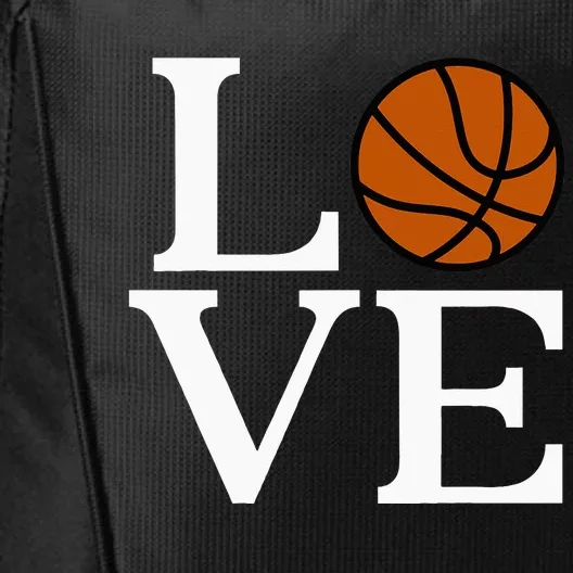 I Love Basketball City Backpack