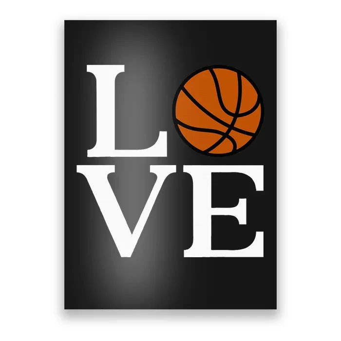 I Love Basketball Poster