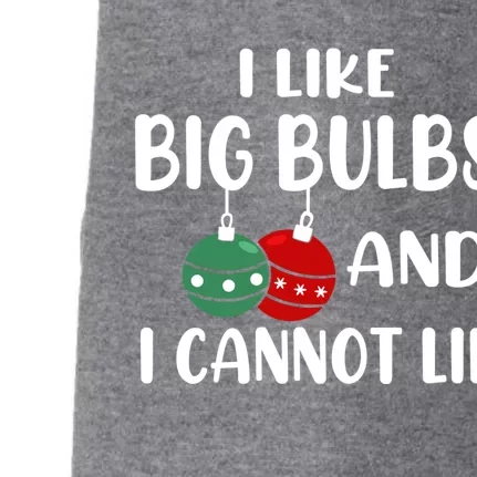 I Like Big Bulbs And I Cannot Lie Xmas Couples Matching Gift Doggie 3-End Fleece Hoodie