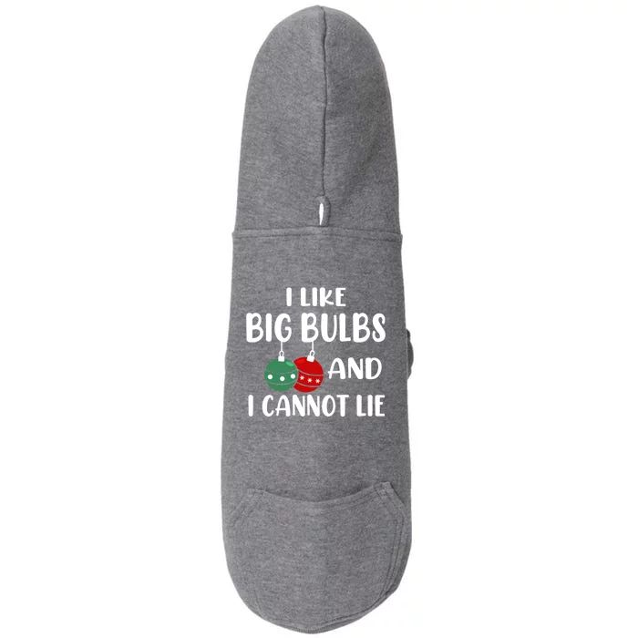 I Like Big Bulbs And I Cannot Lie Xmas Couples Matching Gift Doggie 3-End Fleece Hoodie