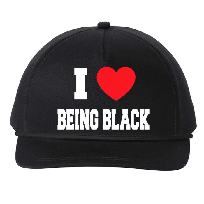 I Love Being Black Cute Gift Snapback Five-Panel Rope Hat