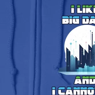 I Like Big Data And I Cannot Lie Cool Gift Full Zip Hoodie