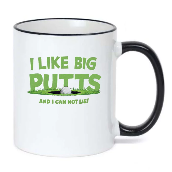 I Like Big Putts And I Cannot Lie Funny Golf Golfer Black Color Changing Mug