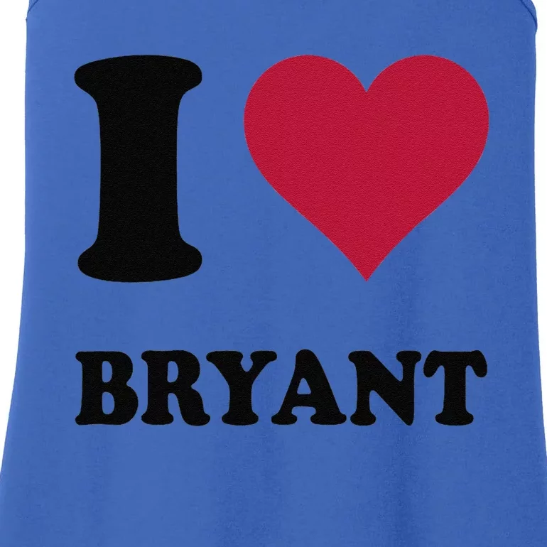 I Love Bryant Ladies Essential Tank