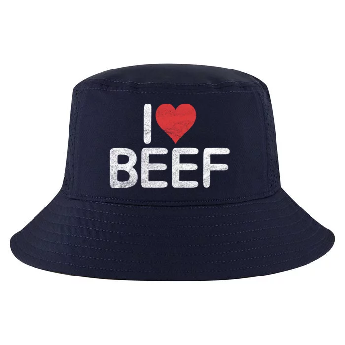 I Love Beef Gift Cool Comfort Performance Bucket Hat