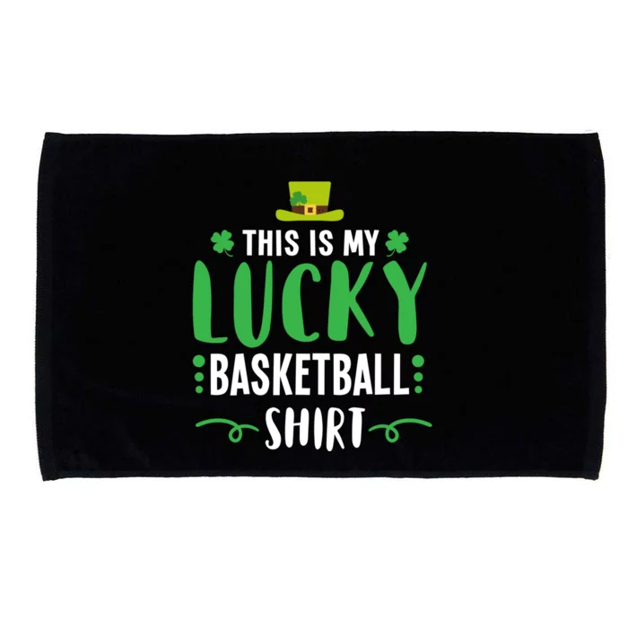 Irish Lucky Basketball Gift St Patricks Day Cute Gift Gift Microfiber Hand Towel