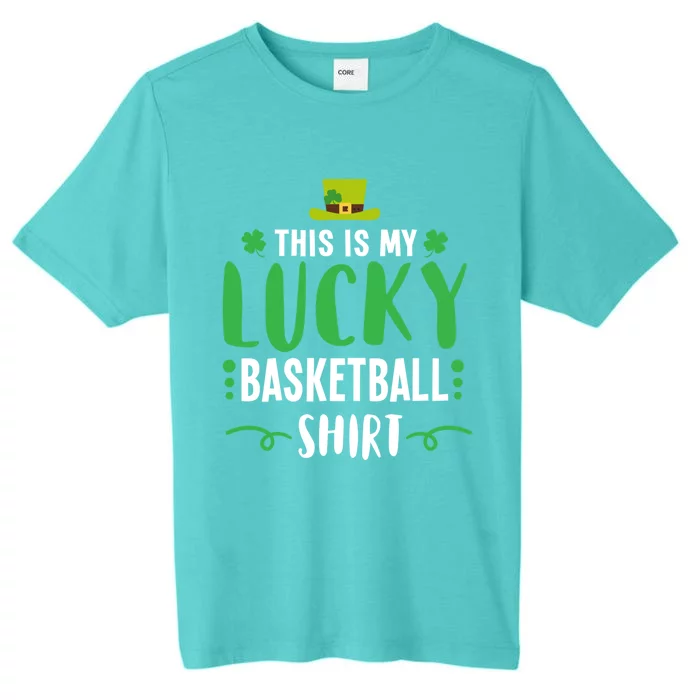 Irish Lucky Basketball Gift St Patricks Day Cute Gift Gift ChromaSoft Performance T-Shirt