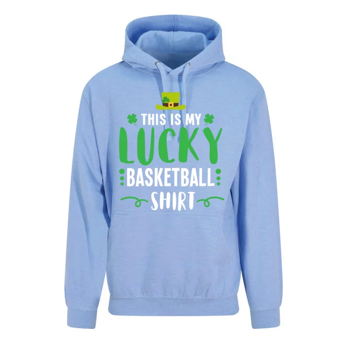 Irish Lucky Basketball Gift St Patricks Day Cute Gift Gift Unisex Surf Hoodie