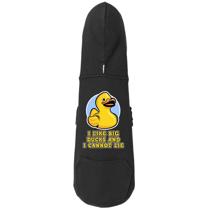 I Like big Ducks and I cannot Lie Rubber Duck Doggie 3-End Fleece Hoodie