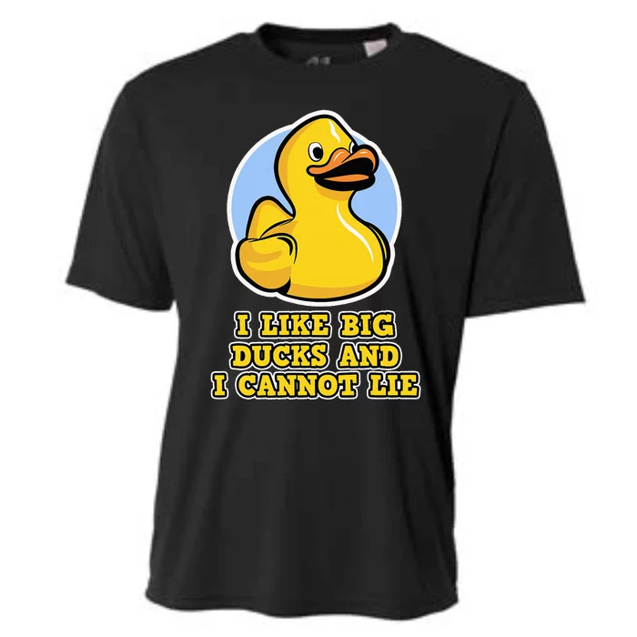 I Like big Ducks and I cannot Lie Rubber Duck Cooling Performance Crew T-Shirt