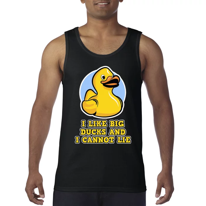 I Like big Ducks and I cannot Lie Rubber Duck Tank Top