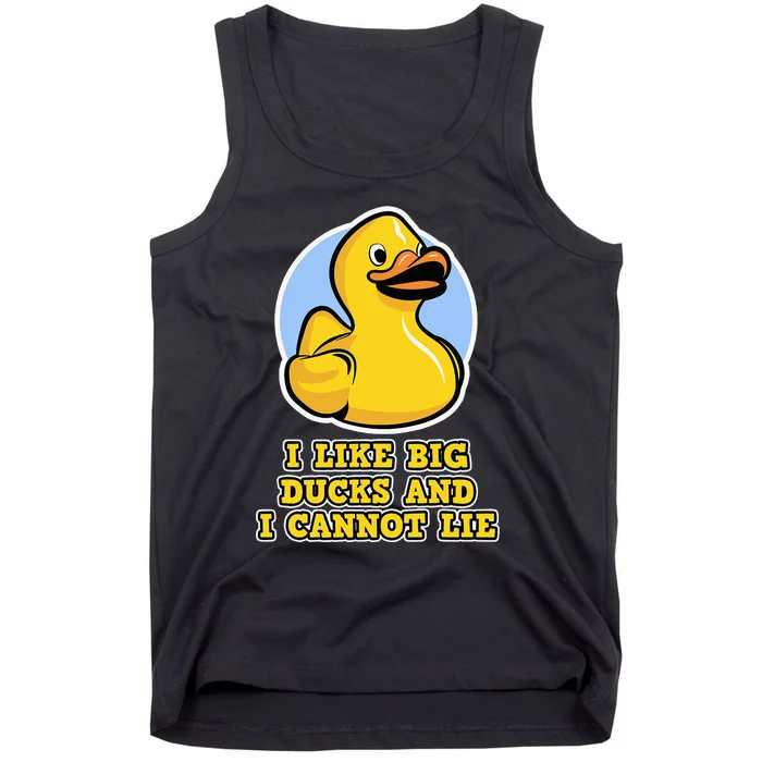 I Like big Ducks and I cannot Lie Rubber Duck Tank Top