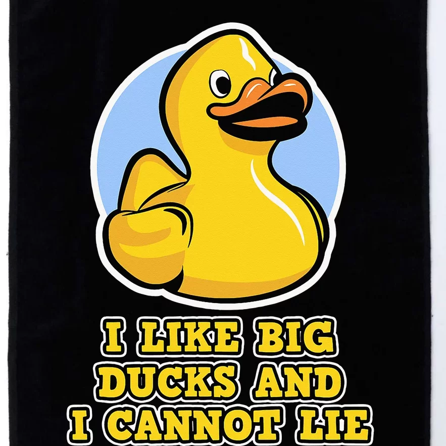 I Like big Ducks and I cannot Lie Rubber Duck Platinum Collection Golf Towel