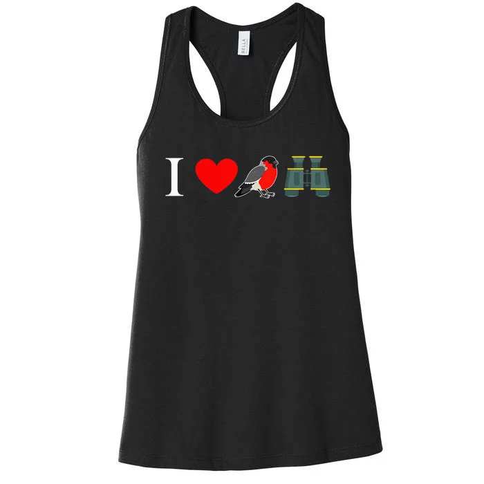 I Love Bird Watching Gift Birding Watcher Lovers Women's Racerback Tank