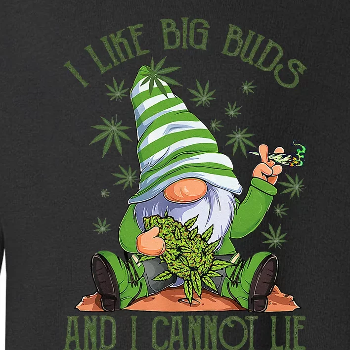 I Like Big Buds And I Cannot Lie Marijuana Cannabis Weed 420 Toddler Sweatshirt