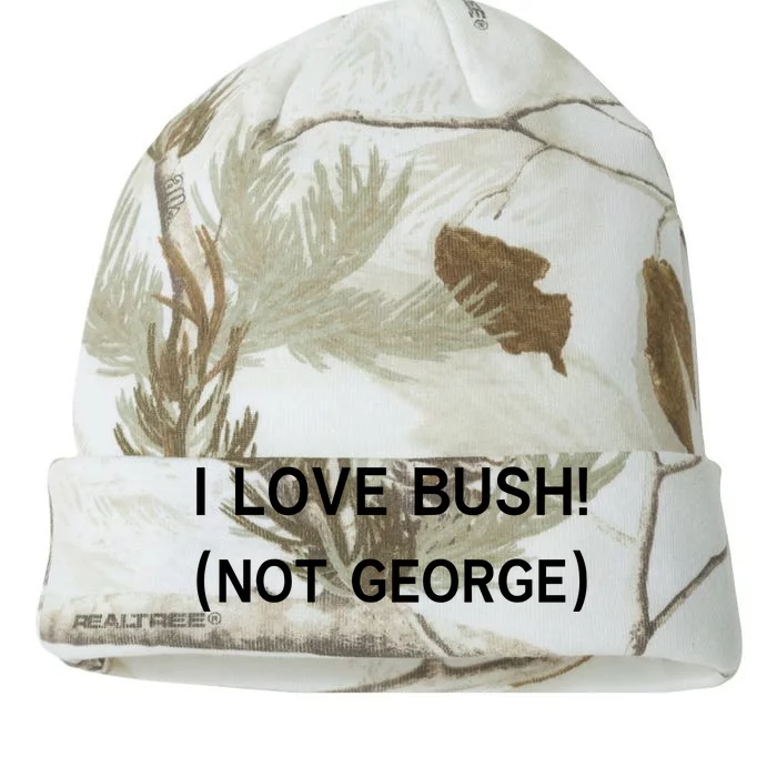 I Love Bush Not George Kati - 12in Camo Beanie