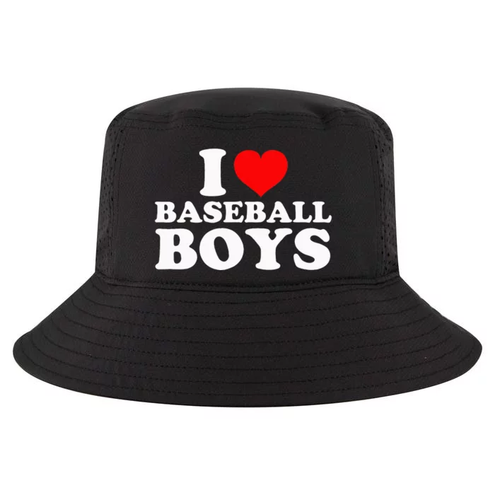 I Love Baseball I Heart Baseball Funny Cool Comfort Performance Bucket Hat