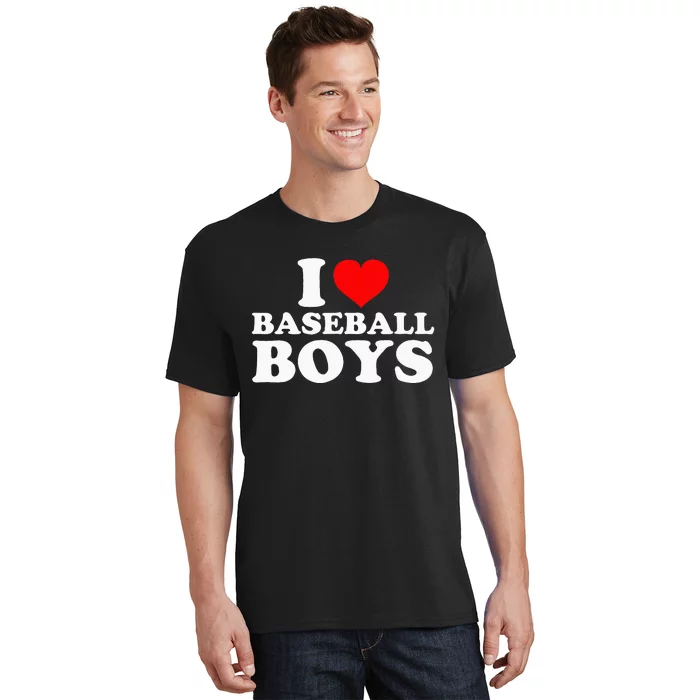 I Love Baseball I Heart Baseball Funny T-Shirt