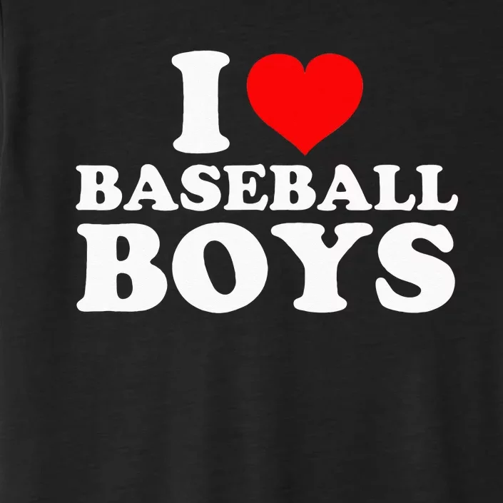 I Love Baseball I Heart Baseball Funny ChromaSoft Performance T-Shirt