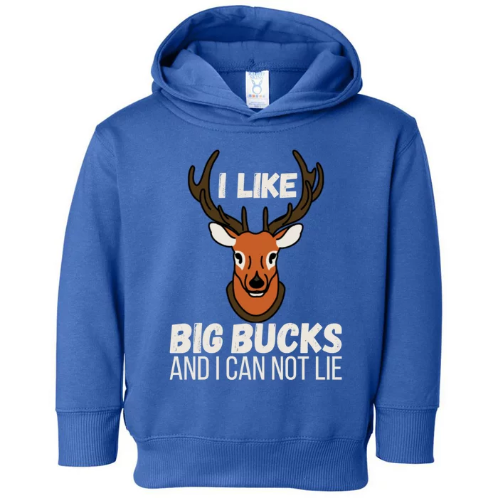 I Like Big Bucks And I Can Not Lie Gift Toddler Hoodie