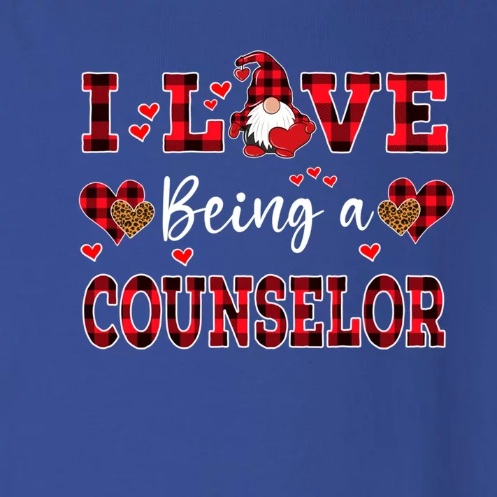 I Love Being A Counselor Gnome Valentine's Day Counselor Funny Gift Toddler Long Sleeve Shirt