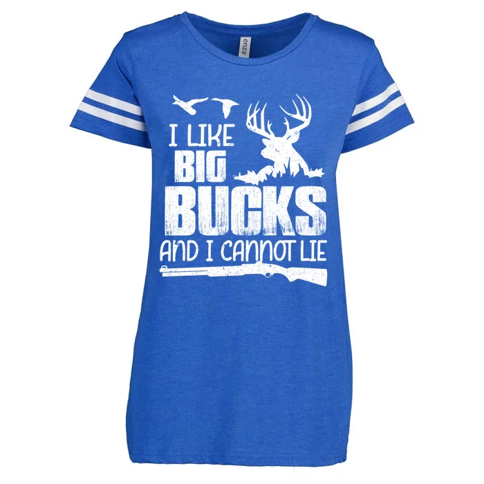 I Like Big Bucks And I Cannot Lie Deer Hunting Meaningful Gift Enza Ladies Jersey Football T-Shirt