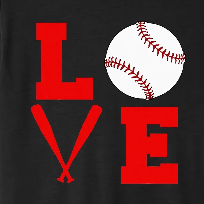 I Love Baseball ChromaSoft Performance T-Shirt