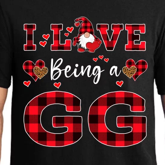 I Love Being A Gg Gnome Valentine's Day Gg Meaningful Gift Pajama Set