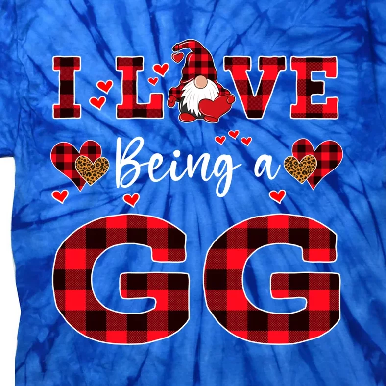 I Love Being A Gg Gnome Valentine's Day Gg Meaningful Gift Tie-Dye T-Shirt