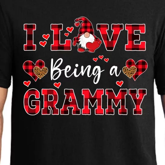 I Love Being A Grammy Gnome Valentine's Day Meaningful Gift Pajama Set