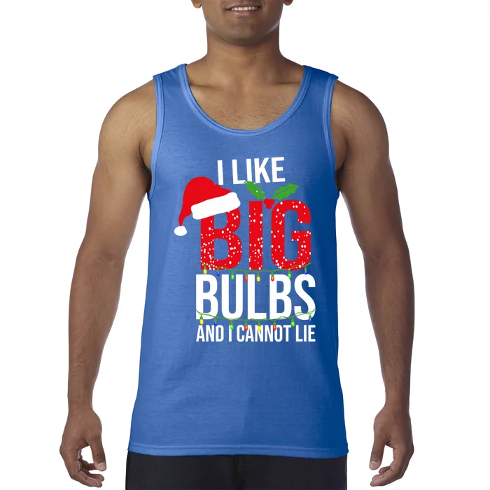 I Like Big Bulbs And Cannot Lie Christmas Light Decorator Gift Tank Top