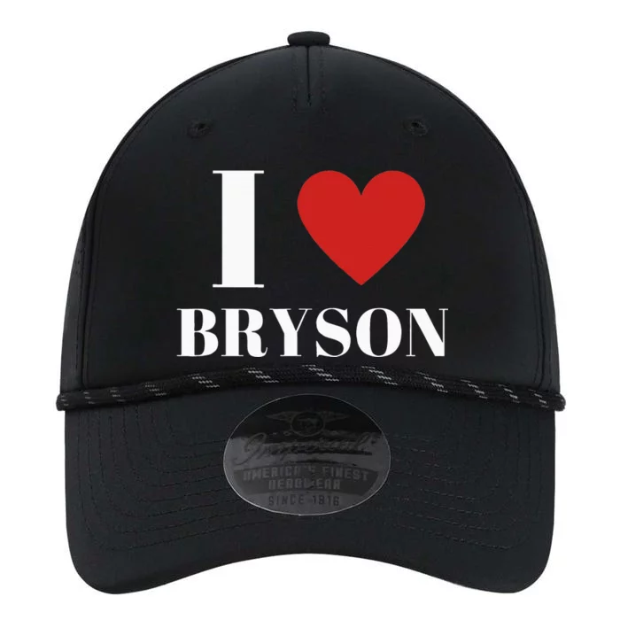 I Love Bryson Heart Family Lover Performance The Dyno Cap