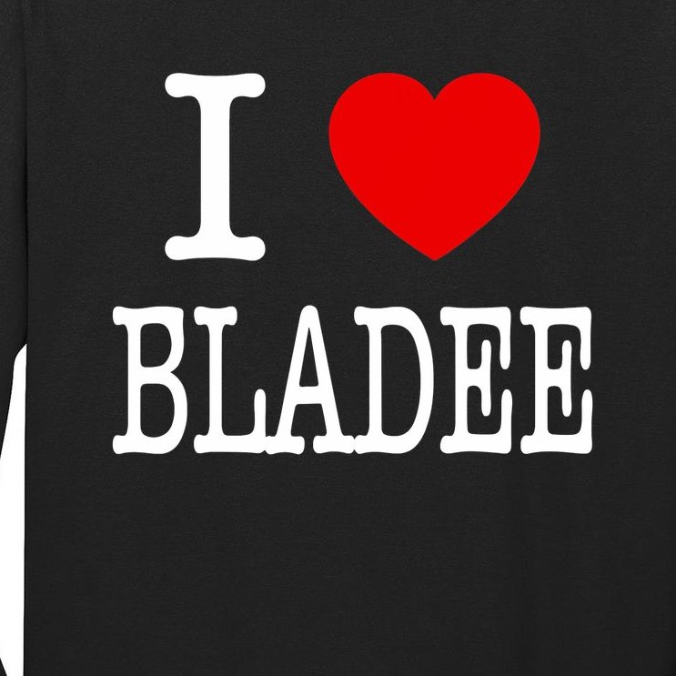 I Love Bladee Tall Long Sleeve T-Shirt