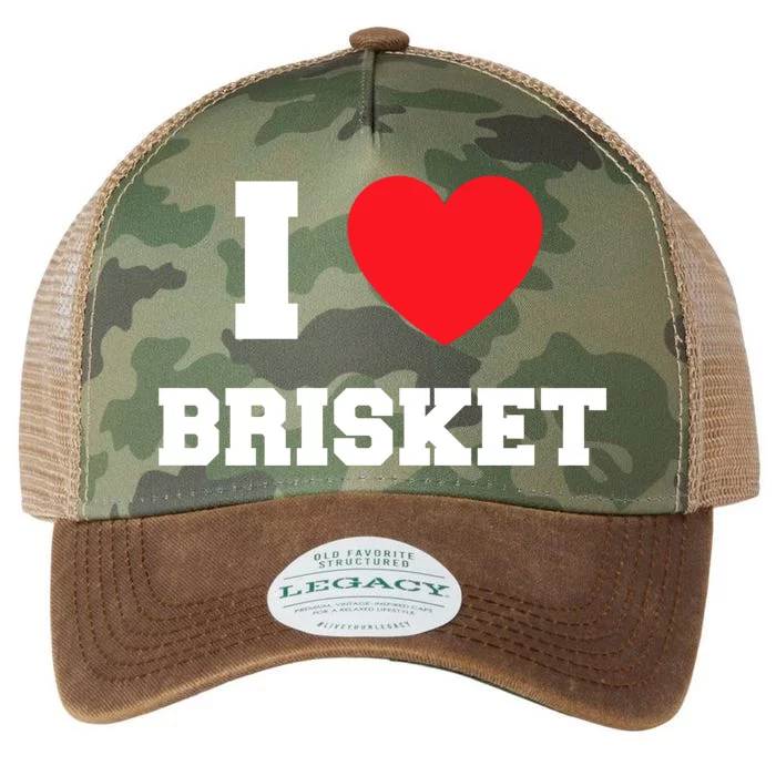 I Love Brisket Gift Legacy Tie Dye Trucker Hat