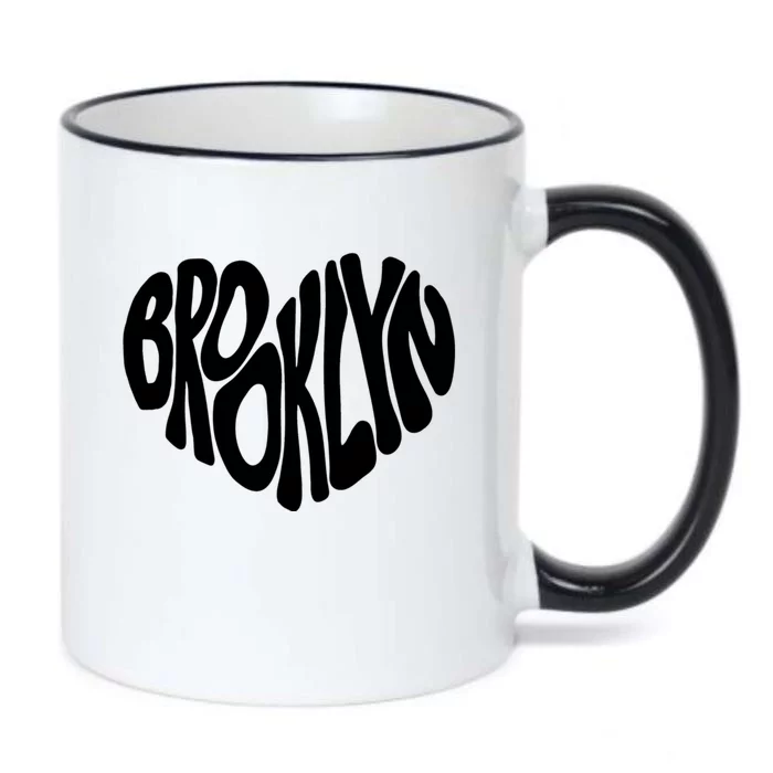 I Love Brooklyn New York Nyc Gifts Black Color Changing Mug