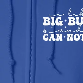 I Like Big Bulbs And I Cannot Lie Funny Holiday Christmas Gift Full Zip Hoodie