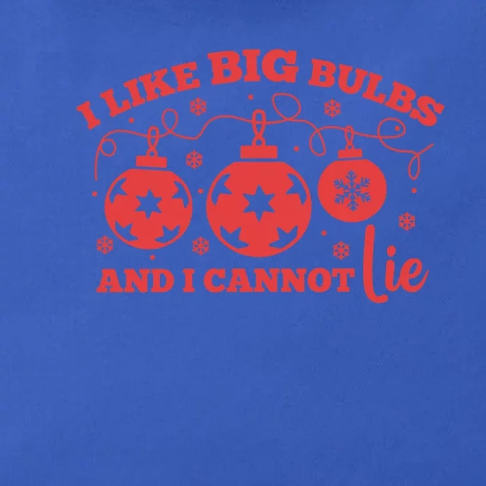 I Like Big Bulbs And I Cannot Lie Christmas Balls Festive Gift Zip Tote Bag