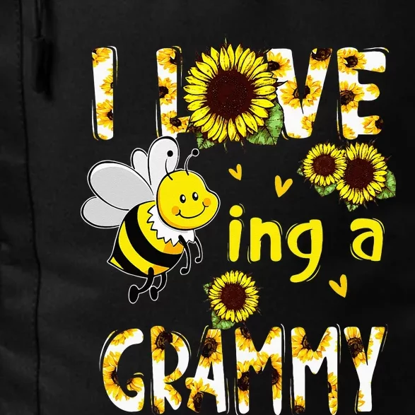 I Love Being A Grammy Sunflower Bee Mothers Day Daily Commute Backpack