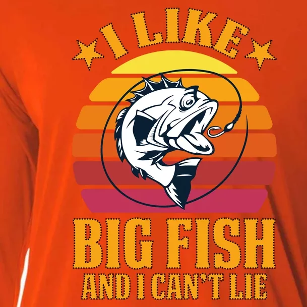 I Like Big Fish And I Cannot Lie Cooling Performance Long Sleeve Crew