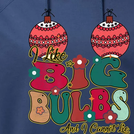 I Like Big Bulbs I Can Not Lie Christmas Couple Matching Gift Performance Fleece Hoodie