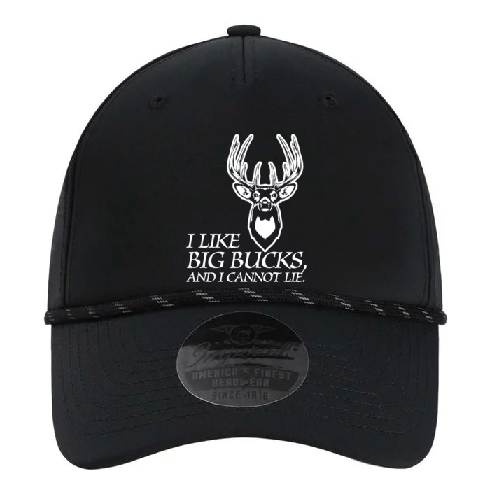 I Like Big Bucks And I Cannot Lie Gift Funny Deer Hunting Gift Performance The Dyno Cap