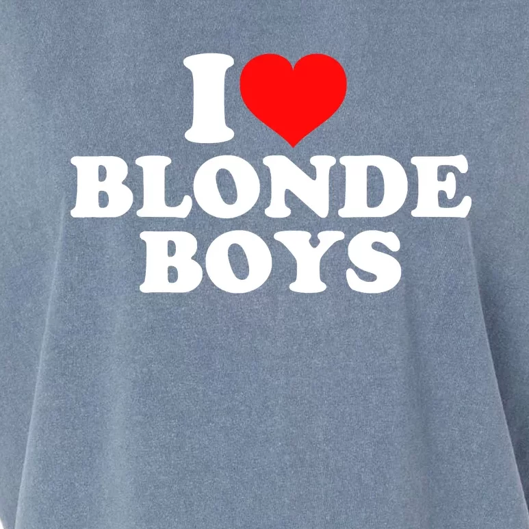 I Love Blonde Garment-Dyed Women's Muscle Tee