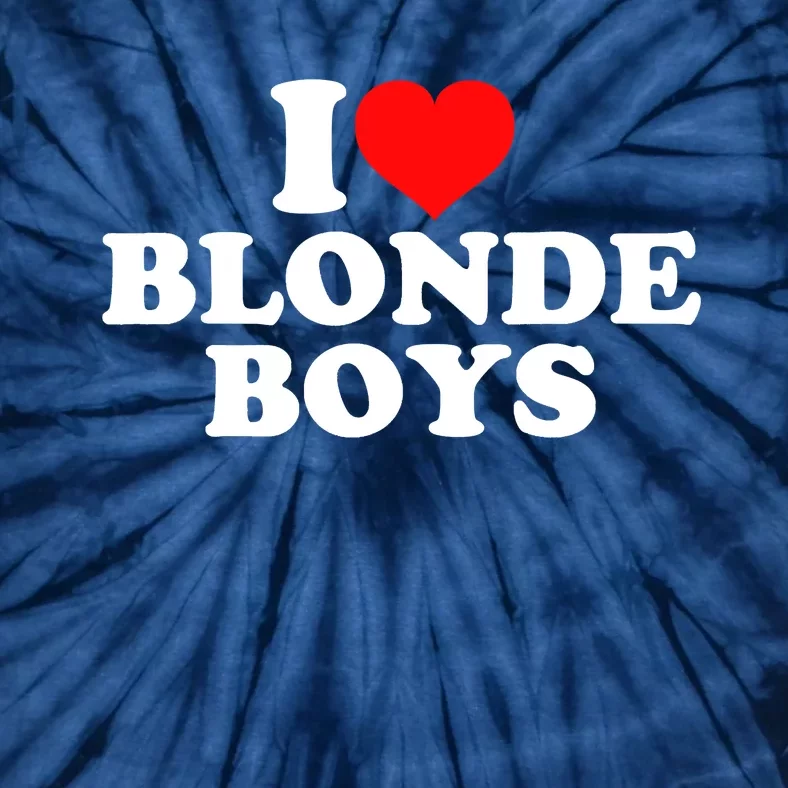 I Love Blonde Tie-Dye T-Shirt