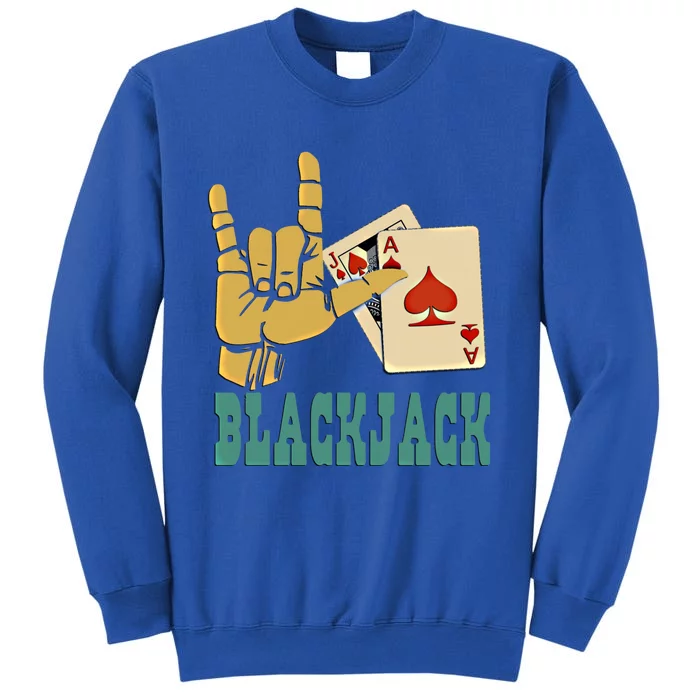 I Love Blackjack Lucky Gambling Gift Sweatshirt