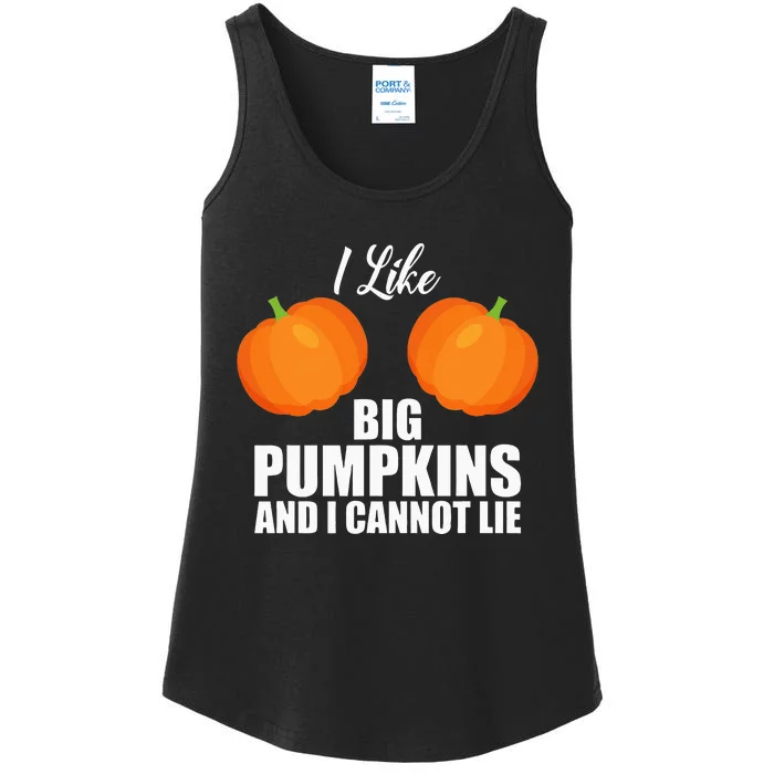 I Like Big Pumpkins And I Cannot Lie Ladies Essential Tank