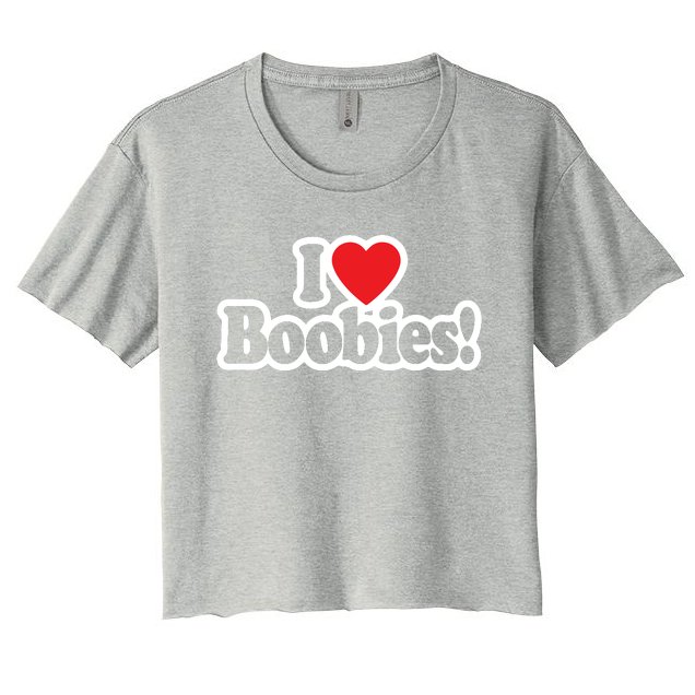 I Love Boobies Heart Boobs Breasts Awareness Cancer Breast Joke